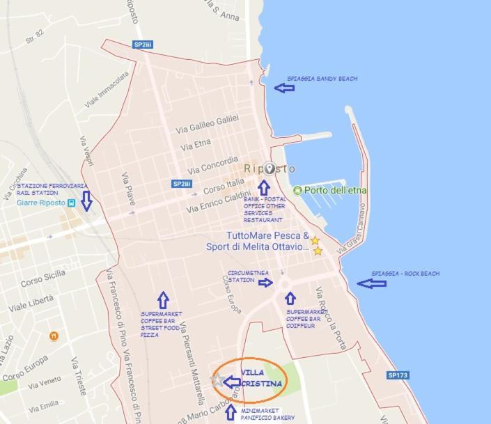 Via Pisa Hotel Riposto Buitenkant foto